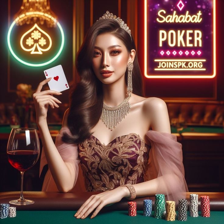 Tampilan meja Casino Hold'em dengan kartu dealer dan pemain di platform 138vegas